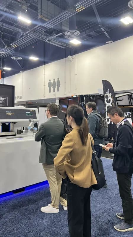 X Barista etkinlik ve festival anısı — robot barista stantı 14