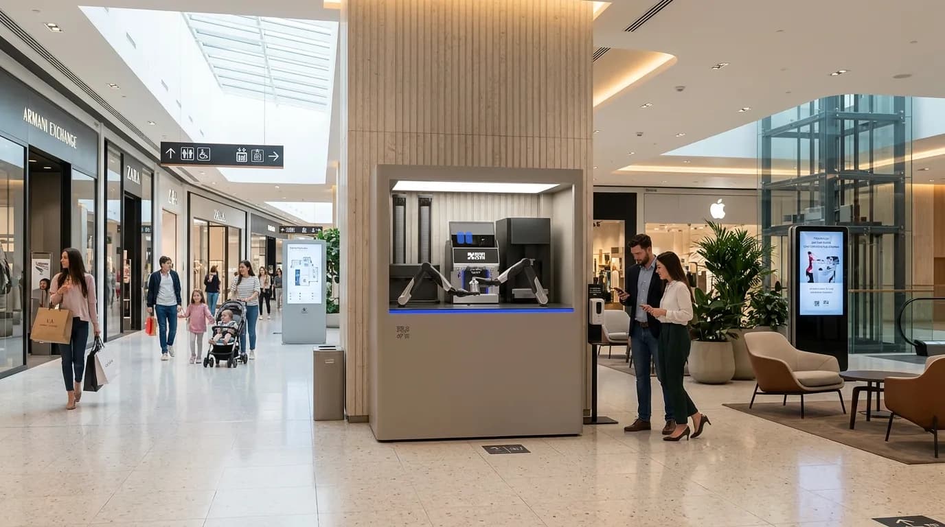 Havalimanları ve AVM'ler için X Barista robot barista çözümü